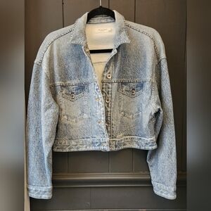 Rag and Bone Miramar Printed denim jacket